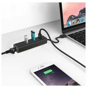 img 3 attached to Adapter USB HUB + Ethernet network "4 in 1" hub 3 x USB 3.0 + RJ45 adapter LAN Internet 100 Mbps