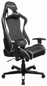 img 4 attached to DXRacer Formula OH/FE08 Gaming Chair: Imitation Leather, Black/White - Ultimate Gamer's Throne