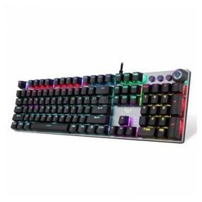 img 3 attached to Game keyboard AULA Fireshock V2 Mechanical Wired Keyboard Black usb