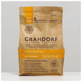 img 4 attached to Dry food for dogs Grandorf 4 meat, with probiotics 1 pack. x 1 pc. x 3 kg (for small and dwarf breeds)