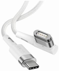img 3 attached to Baseus Zinc Magnetic Series Type-C to L-shaped Port Cable (CATXC-W02), 2 m, 1 pc, white
