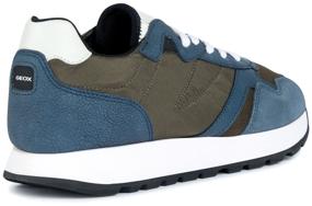 img 4 attached to GEOX sneakers, size 42, blue/olive