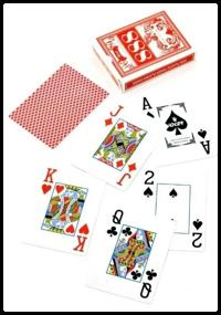 img 3 attached to Playing cards 888/plastic/poker red