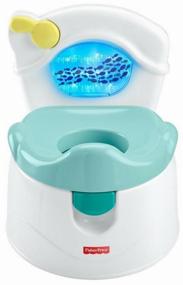 img 4 attached to Fisher-Price See me Flush Potty, white/blue