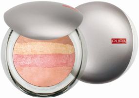 img 4 attached to Pupa Luminys Baked All Over Illuminating Blush-Powder, 06 coral stripes