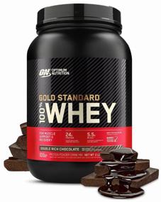 img 2 attached to Optimum Nutrition 100% Whey Gold Standard Protein, 909g, Double Chocolate
