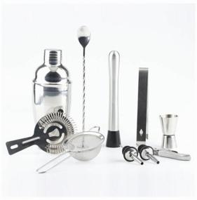 img 3 attached to Cocktail Maker Set Classic Shaker 11 (Bartender Gift Set, Bar Set, Shaker)