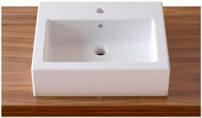 img 4 attached to Bathroom sink Lavinia Boho Bathroom Sink 33311014, porcelain washbasin, width 50.5 cm