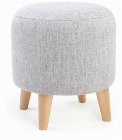 img 3 attached to Pouffe frame round Nrava Home Milano 350x350x380