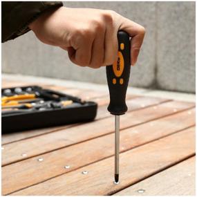 img 4 attached to Tool set DEKO DKMT63, 63 pcs., black/yellow