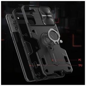 img 4 attached to Nillkin CamShield Armor Case for Samsung Galaxy S21+ black