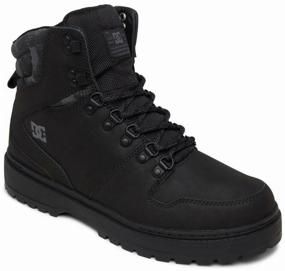 img 4 attached to Boots DC, demi-season, genuine leather, insulated, high, non-slip sole, thick sole