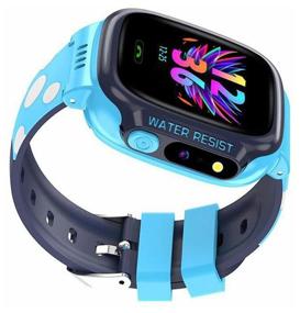 img 3 attached to PALEOHORA Y92 Smart Watches PRO for Kids - Full Touch HD IPS Screen, GPS Tracker, SOS Button, Camera, Flashlight, Own SIM Card (Blue) - iOS/Android Compatible