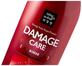 img 4 attached to Mise en Scene Conditioner Damage Care Rinse Sleek & Smooth for damaged hair, 680 ml