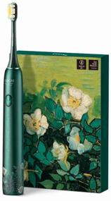 img 4 attached to Soocas Electric Toothbrush (X3U Van Gogh Green) 2 nozzles, green