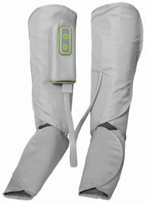 img 2 attached to 🦵 Revitalize & Soothe Your Legs with Gezatone Leg Massager: Compression Massage Light Feet AMG709 (1301145) Gray