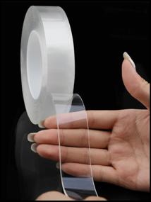 img 2 attached to Reusable Adhesive Tape / Double Sided Tape / Nano Tape / Ivy Grip Tape / 1 Meter