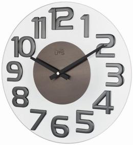img 4 attached to Wall clock quartz Tomas Stern 8016/8027 brown