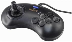img 4 attached to 🕹️ Explore the Ultimate Retro Gaming Experience with Gamepad Retro Genesis Controller 16 Bit Arcade Max - Black
