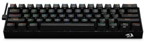 img 3 attached to 🖥️ Redragon Draconic Black Wireless Keyboard for Russian Language Optimization