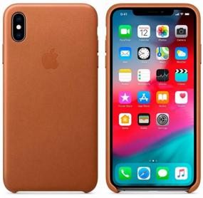 img 2 attached to Apple Leather Case for iPhone XS Max, Golden Brown