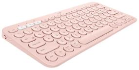 img 3 attached to Logitech K380 Multi-Device Wireless Keyboard Pink, Russian