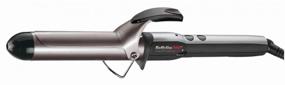 img 4 attached to BaBylissPRO DIAL-A-HEAT BAB2174TTE Hair Curling Iron, Black/Silver