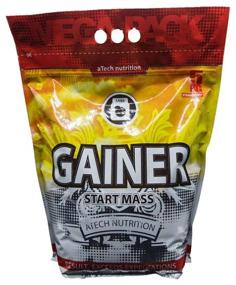 img 2 attached to Boost Muscle Mass Efficiently with aTech Nutrition Gainer Start Mass, 5000 g, strawberry