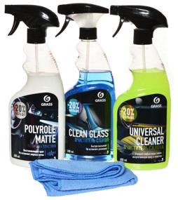 img 4 attached to Grass Car interior care kit (800627), 2.193 kg, black