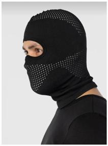 img 2 attached to Balaclava balaclava, tactical winter sports mask KATRAN QUADRO, black