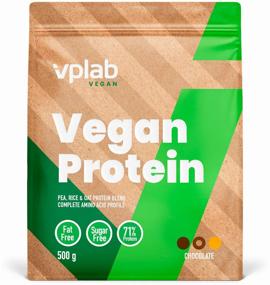 img 2 attached to Protein vplab Vegan Protein, 500 gr., chocolate