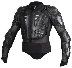 img 1 attached to Men's protective motorcycle jacket Turtle Black (motor-turtle), M