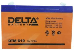 img 3 attached to DELTA Battery DTM 612 6V 12 Ah