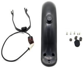 img 3 attached to Rear fender assembly for Xiaomi M365 / Pro / Pro2 / 1S / Aovo M365Pro / Aovo M1 electric scooter, brake light and fender support included