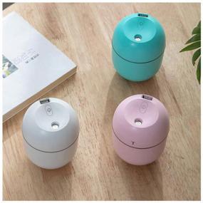 img 3 attached to Humidifier, desktop diffuser with RGB backlight (white) / humidifier for home / automatic humidifier / humidifier
