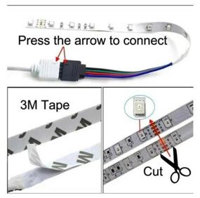 img 2 attached to Светодиодная лента RGB, 10 метров, 220/12В, диоды 5050, управляемая как с пульта так и с телефона по bluetooth.