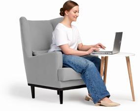 img 4 attached to 🪑 Современное светло-серое кресло-диван: Оскар Зара 17 - стильный предмет мебели для уютных гостиных.