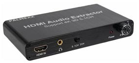 img 4 attached to Signal Separator PALMEXX HDMI Audio Extractor 5.1CH (SW, CEN, SR, SL, FR, FL) AUX 3.5mm, 4K (2160p), 3D, Dolby