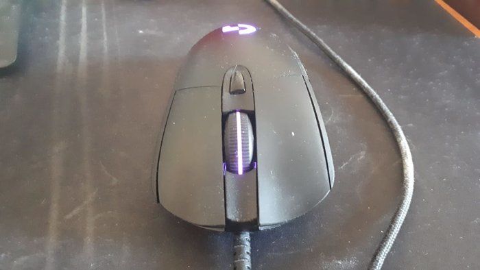 img 2 attached to Lilac Logitech G203 Prodigy Wired Gaming Mouse with RGB, Lightweight Design, 6 Programmable Buttons, 8,000 DPI, On-Board Memory, for PC and Mac review by Chia Hao ᠌