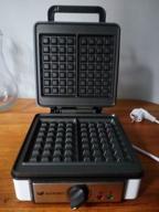 img 3 attached to Waffle maker Kitfort KT-1646, white review by Maria Vegh ᠌