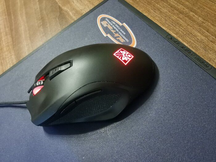 img 1 attached to 🖱️ Enhanced HP OMEN 600 Wired USB Gaming Mouse (Black/Red) review by Ada Sutor ᠌