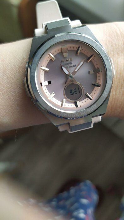 img 1 attached to Casio Baby-G MSG-S200DG-4A Grey Dial Ladies Stainless Steel Watch review by Aneta Olszewska ᠌