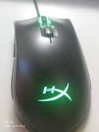 img 1 attached to 💡 HyperX Pulsefire FPS Pro - Gaming Mouse with Software-Controlled RGB Lighting & Macro Customization, Pixart 3389 Sensor Up to 16,000 DPI, 6 Programmable Buttons, and 95g Weight review by Aneta Kieszkowska ᠌