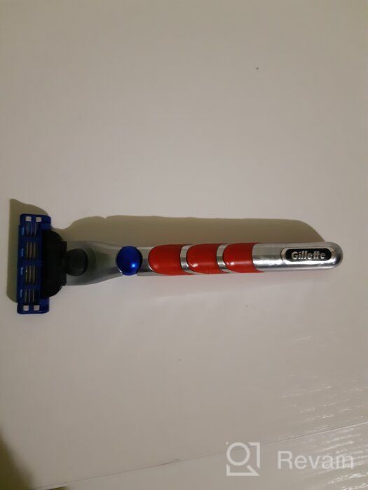 img 1 attached to Gilette Mach3 Turbo Razor with 12 Blades - Ultimate Grooming for Men review by Bima ᠌