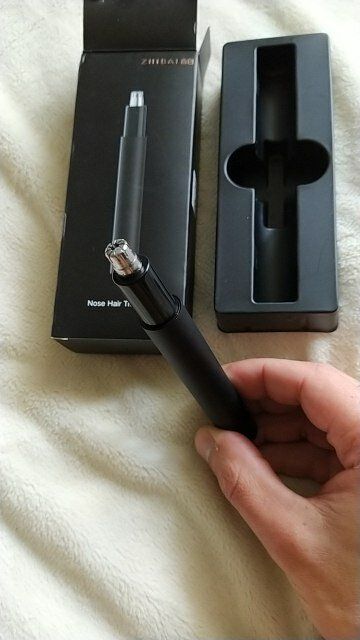 img 1 attached to Trimmer Xiaomi Huanxing Mini Nose Hair Trimmer, black review by Ha Joon