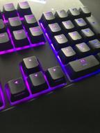 img 1 attached to ASUS ROG Strix Flare Mechanical Gaming Keyboard - Cherry MX Blue Switches - Aura Sync & SDK - Customizable Badge - USB Pass-Through - Media Controls review by Aneta Poss ᠌