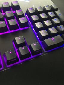img 5 attached to ASUS ROG Strix Flare Mechanical Gaming Keyboard - Cherry MX Blue Switches - Aura Sync & SDK - Customizable Badge - USB Pass-Through - Media Controls