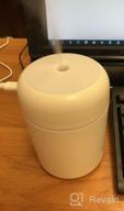 img 1 attached to SALERA Portable Mini Ultrasonic Cool Mist Humidifier - USB-Powered with Nightlight, 300ML Capacity, and Two Spray Modes - Perfect for Travel, Bedroom, Plants, Car, Home, and Office (White) review by Gim Sohyeôn ᠌