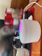 img 1 attached to SALERA Portable Mini Ultrasonic Cool Mist Humidifier - USB-Powered with Nightlight, 300ML Capacity, and Two Spray Modes - Perfect for Travel, Bedroom, Plants, Car, Home, and Office (White) review by Mria Mhsz ᠌