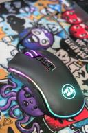 img 1 attached to 🐍 Redragon M711-FPS Cobra FPS Optical Switch (LK) Gaming Mouse: Ultimate Precision with 16.8M RGB Color Backlit, 24,000 DPI & 7 Programmable Buttons review by Aneta Szmit ᠌